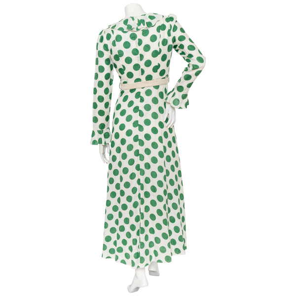 Zimmermann Amari Polka-dot Linen Dress