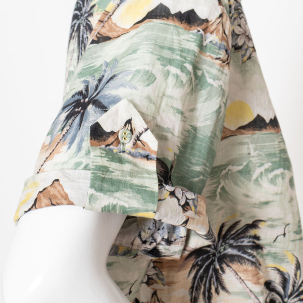 Zimmermann Tropical Print Juliette Top and Jade Island Shorts Set