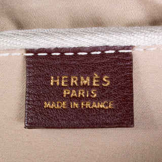 Vintage Leather and Canvas Helena Sac Bag