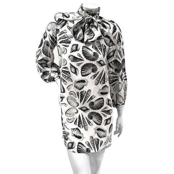 McQueen Shell Print Dress Resort2019