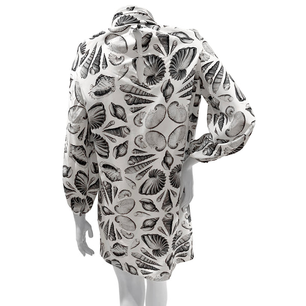 McQueen Shell Print Dress Resort2019
