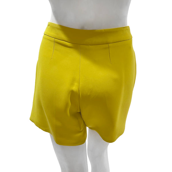2012 Chartreuse Silk Shorts