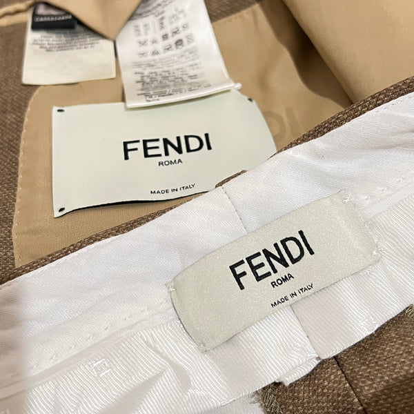 Fendi Double Breasted Pant Suit Fall2019