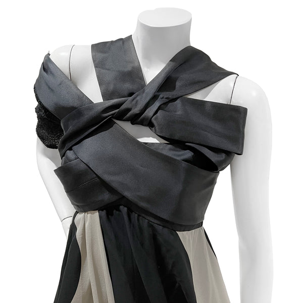 Givenchy Asymmetrical Polka Dot Dress