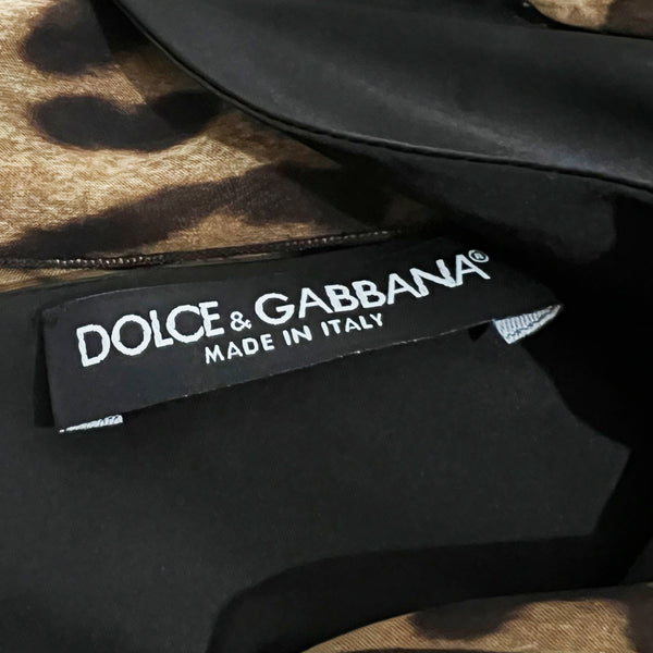 Dolce & Gabbana Leopard Maxi Dress