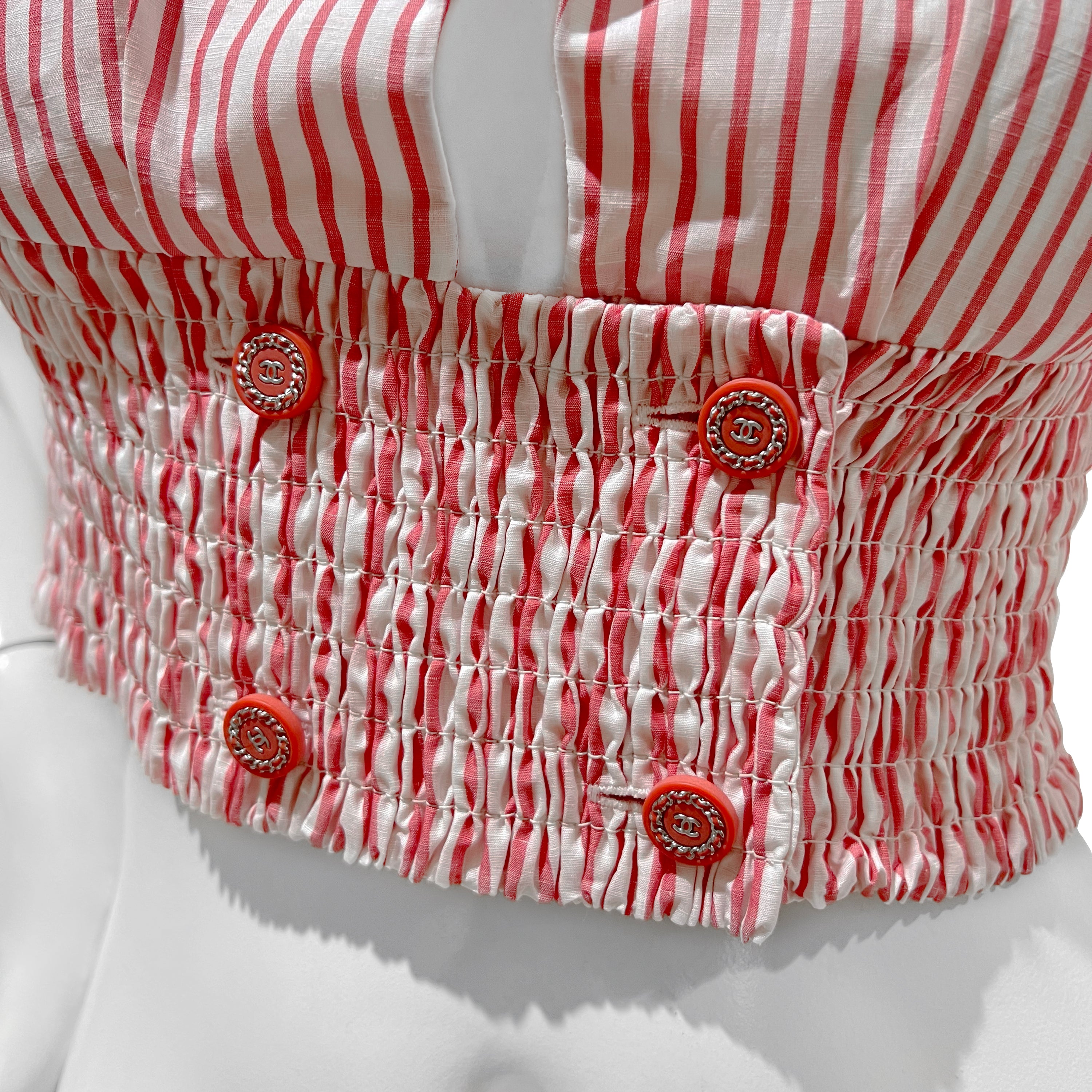 Louis Vuitton Sequin Stripes Knit Tank Top White. Size M0