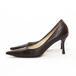 Brown Leather Pumps 7