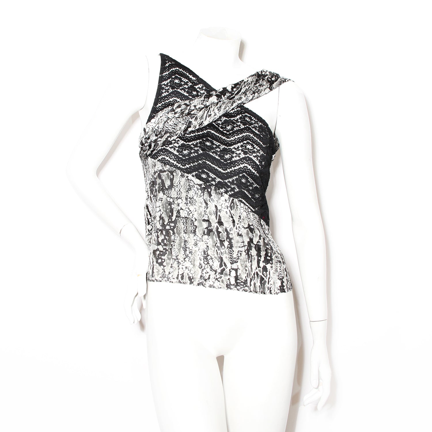 Lacroix Silk and Lace Top
