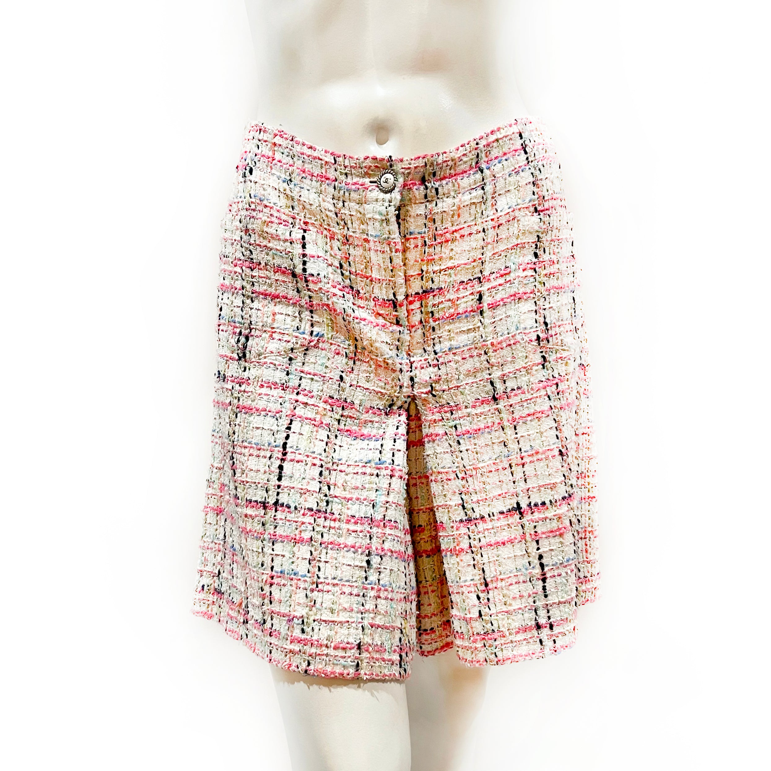 Chanel Tweed Front Pleat Shorts Spring 2007 | Decades Inc.