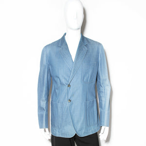 Men's Blue Denim Blazer