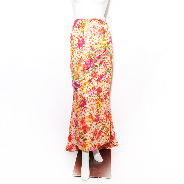 Vintage Anonymous Floral Embellished Skirt