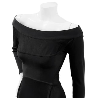 Black Long Sleeve Cutout Dress