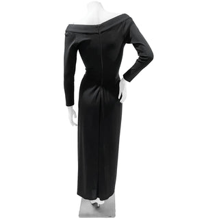 Black Long Sleeve Cutout Dress