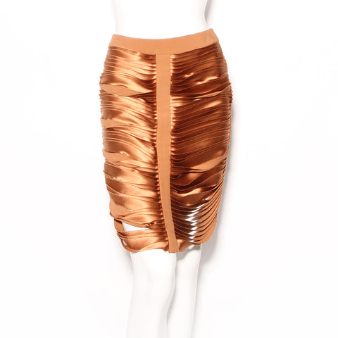 Dion Lee Stacked Strip Skirt