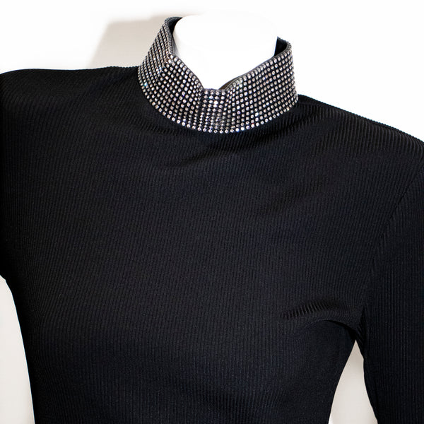 2019 Ribbed Jersey and Crystal Dress