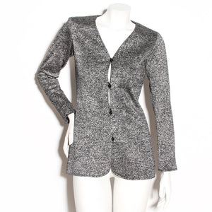 2016 Silver Lurex Cardigan