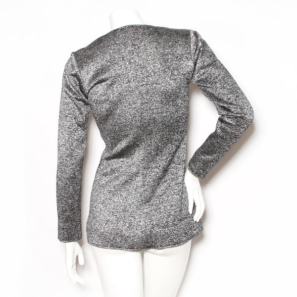 2016 Silver Lurex Cardigan