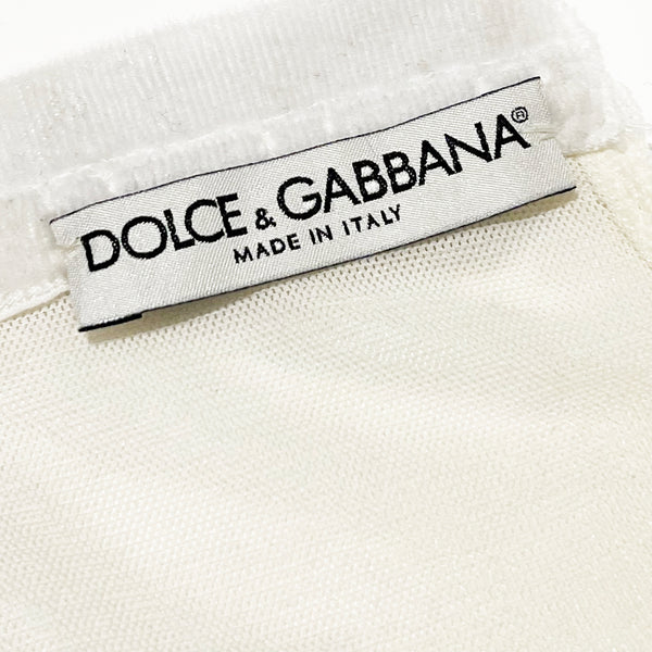 Dolce & Gabbana Blue and White Stripe Lace Up Corset Top