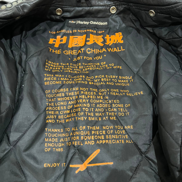 Vintage Harley Davidson China Wall Motorcycle Jacket (1999)