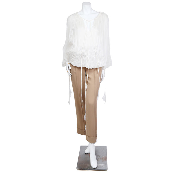 Mousseline Peasent Blouse and Pants Set