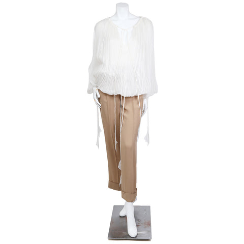 Mousseline Peasent Blouse and Pants Set