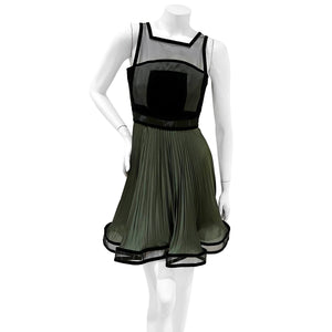 2009 Green and Black A-Line Dress