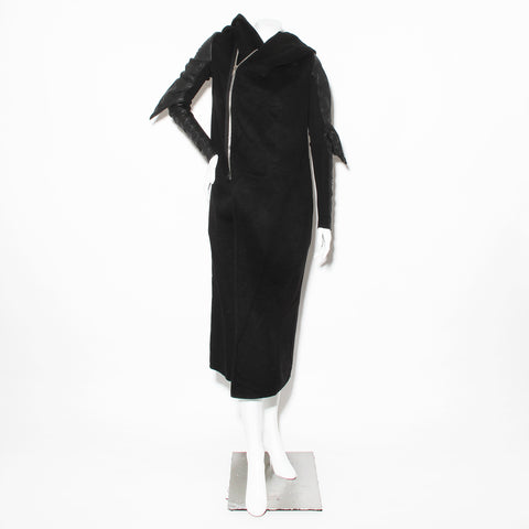 Rick Owens Cashmere and Leather Jacket