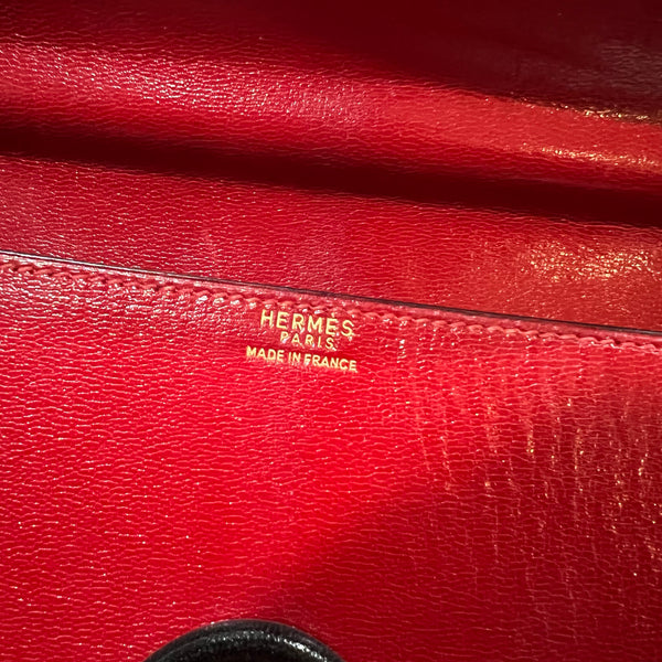 1975 Red Leather Envelope Bag