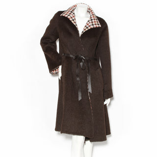 Vintage Brown Mohair Coat