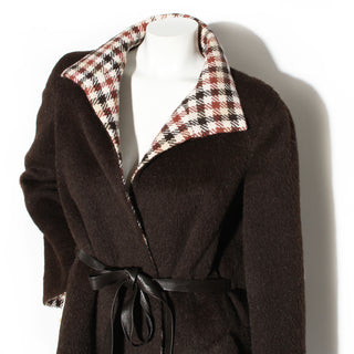 Vintage Brown Mohair Coat