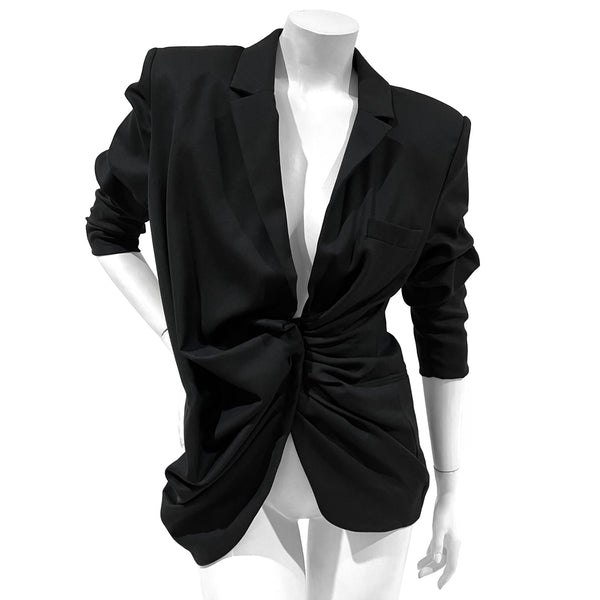 Jacquemus "La Bomba" Black Ruffle Blazer SS2018