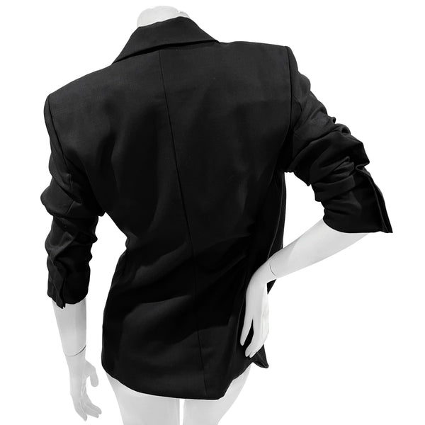 Jacquemus "La Bomba" Black Ruffle Blazer SS2018
