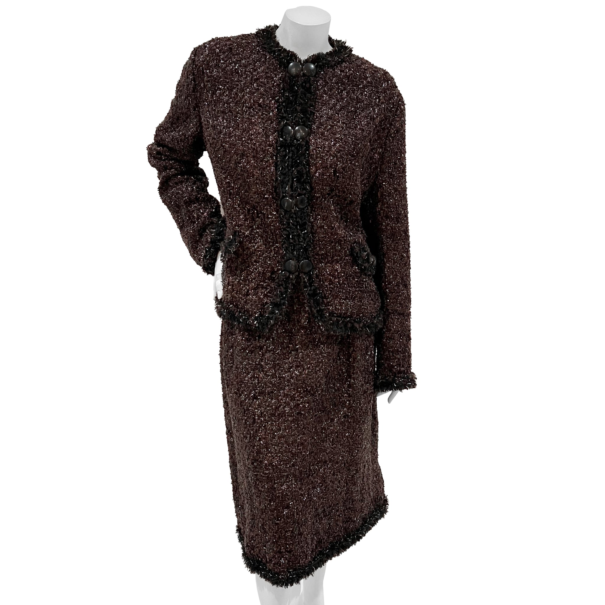 Dolce & Gabbana Tweed Skirt Suit