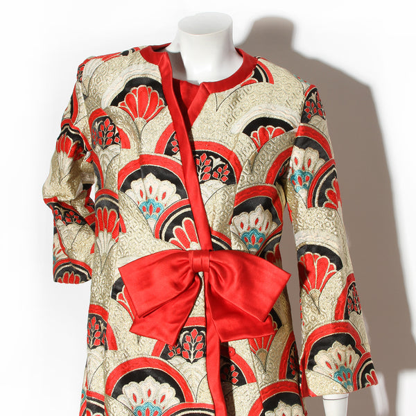 Hanae Mori Kimono Dress Set