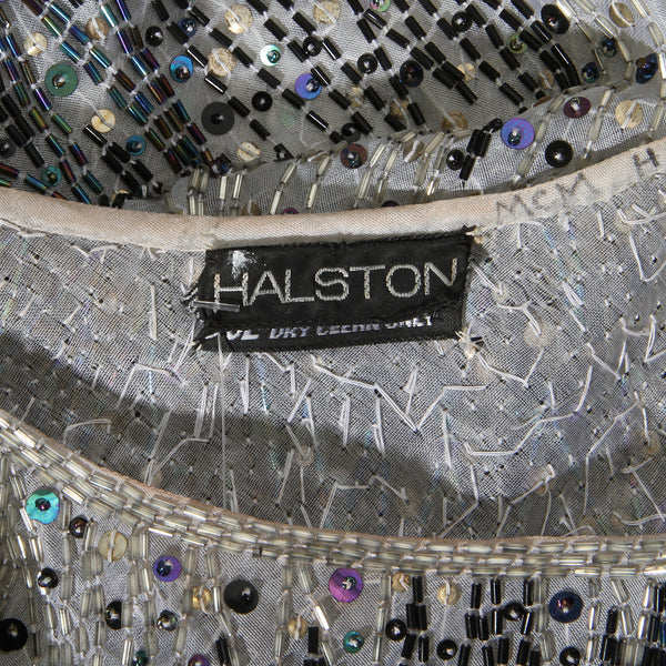 Vintage Halston Beaded Top
