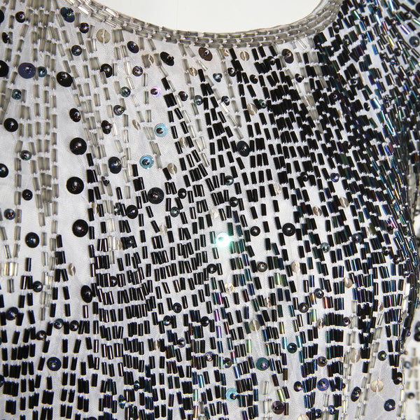 Vintage Halston Beaded Top