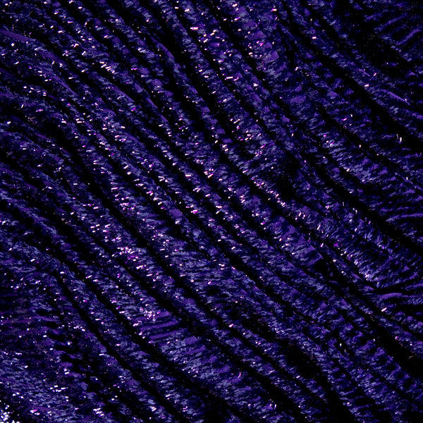 1980s Purple Strapless Draped Dress